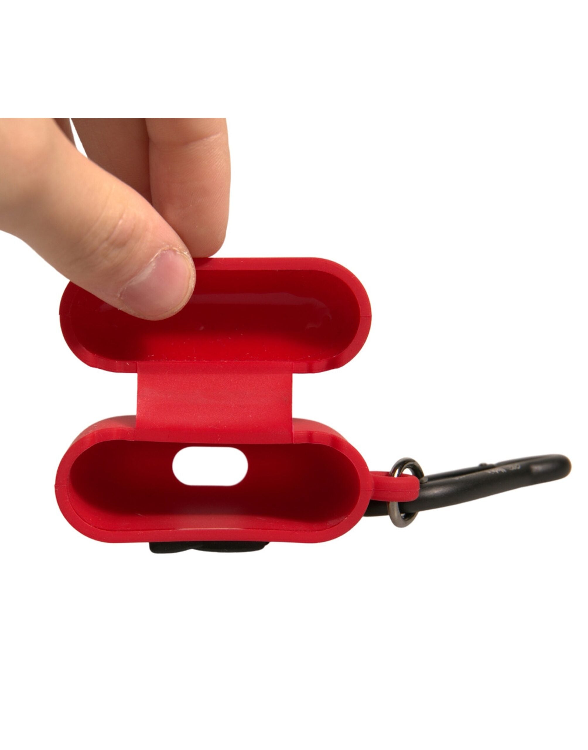 Dolce & Gabbana Red Silicone Rubber Logo Embossed Airpods Case -   -  Dolce & Gabbana.