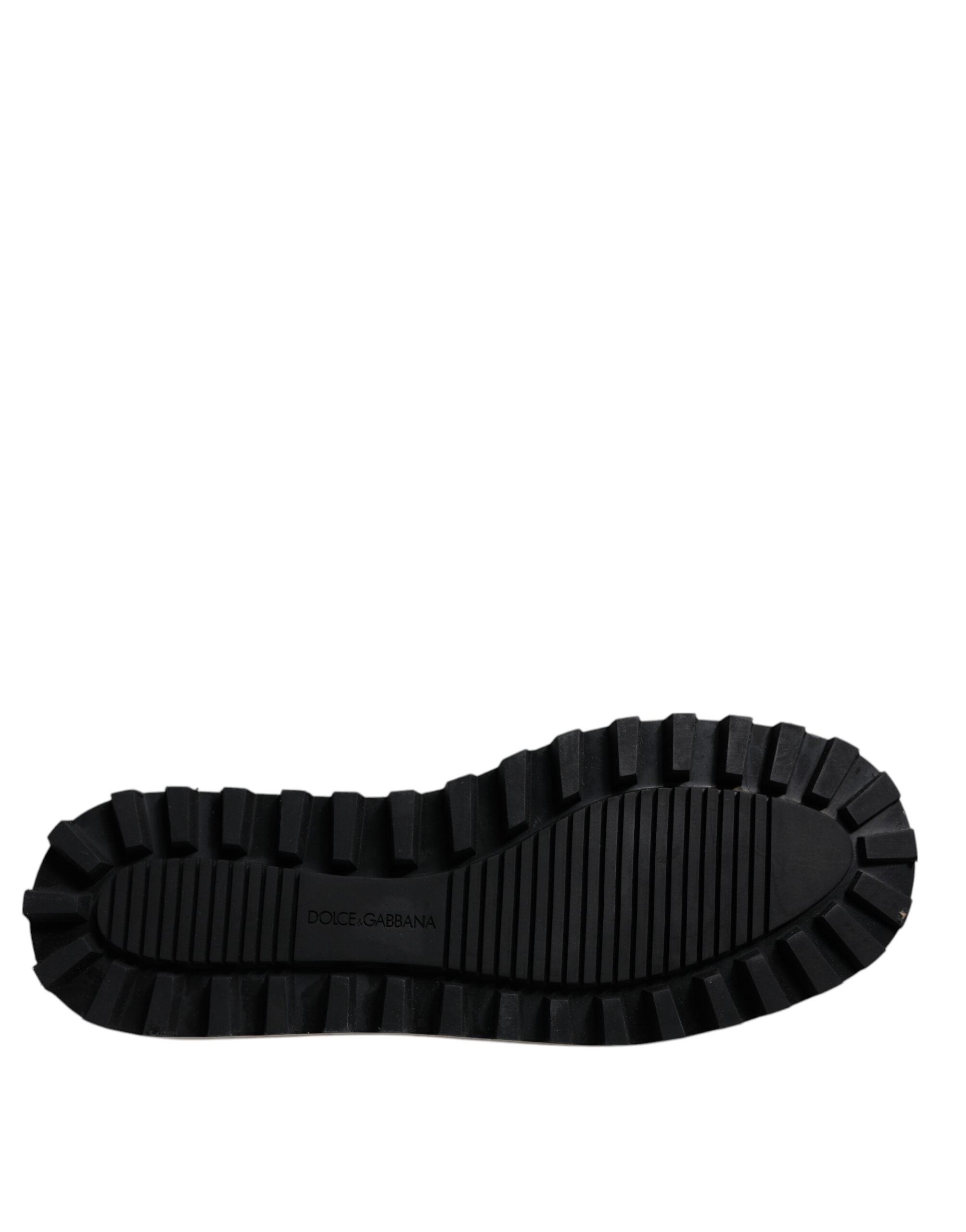 Dolce & Gabbana Black Nylon Quilted Logo Patch Sandals Slides Shoes -   -  Dolce & Gabbana.