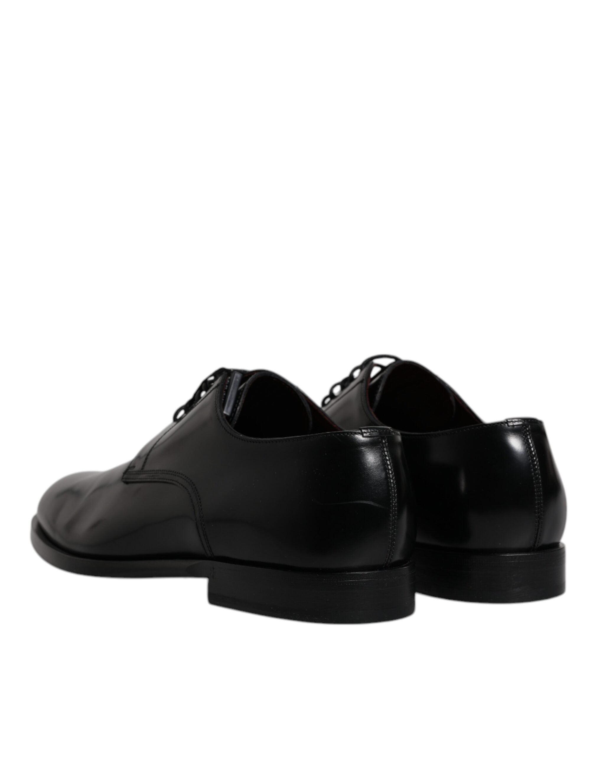 Dolce & Gabbana Black Calfskin Leather Derby Lace Up Formal Dress Shoes -   -  Dolce & Gabbana.