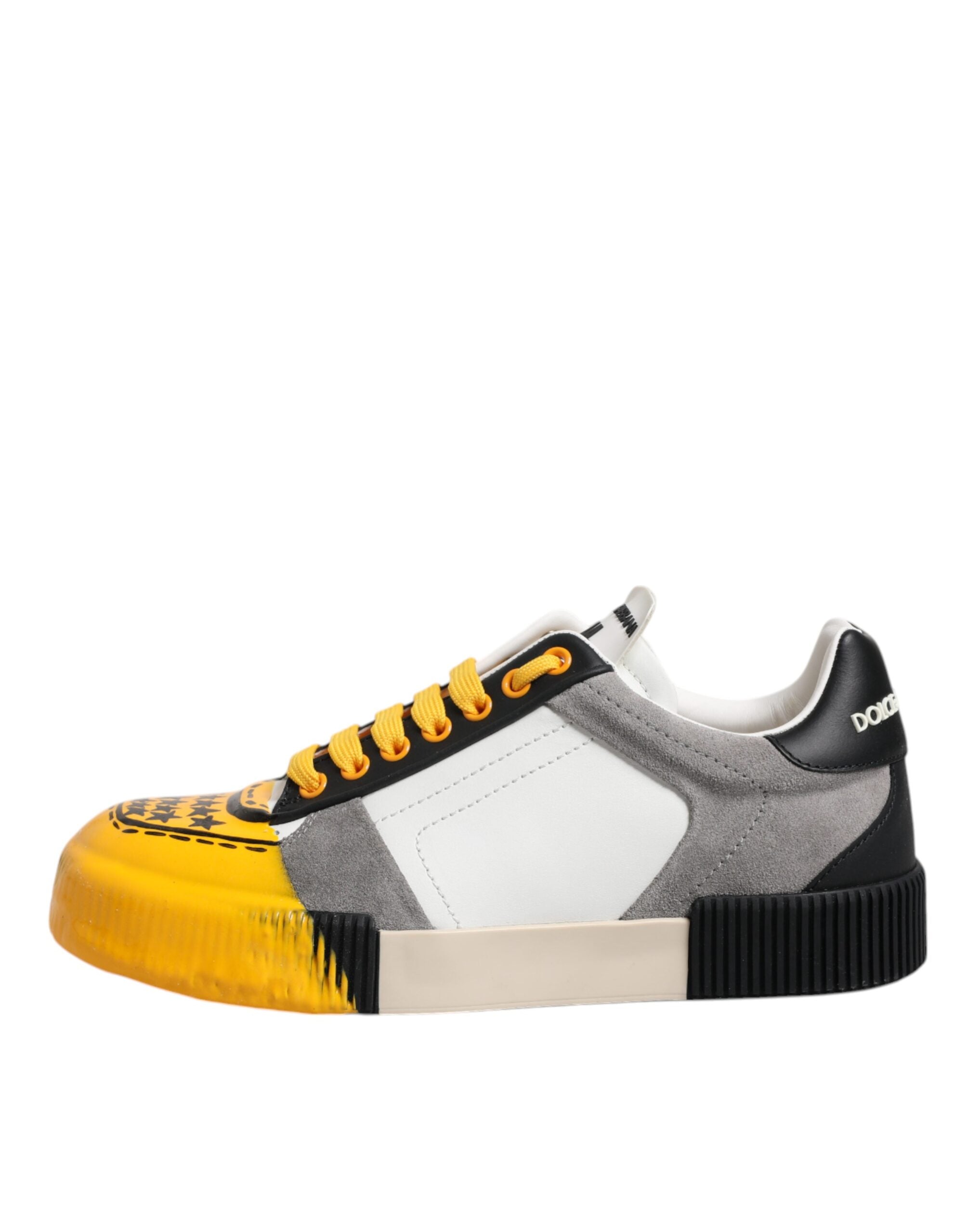 Dolce & Gabbana Multicolor Leather DNA Low Top Sneakers Shoes -   -  Dolce & Gabbana.