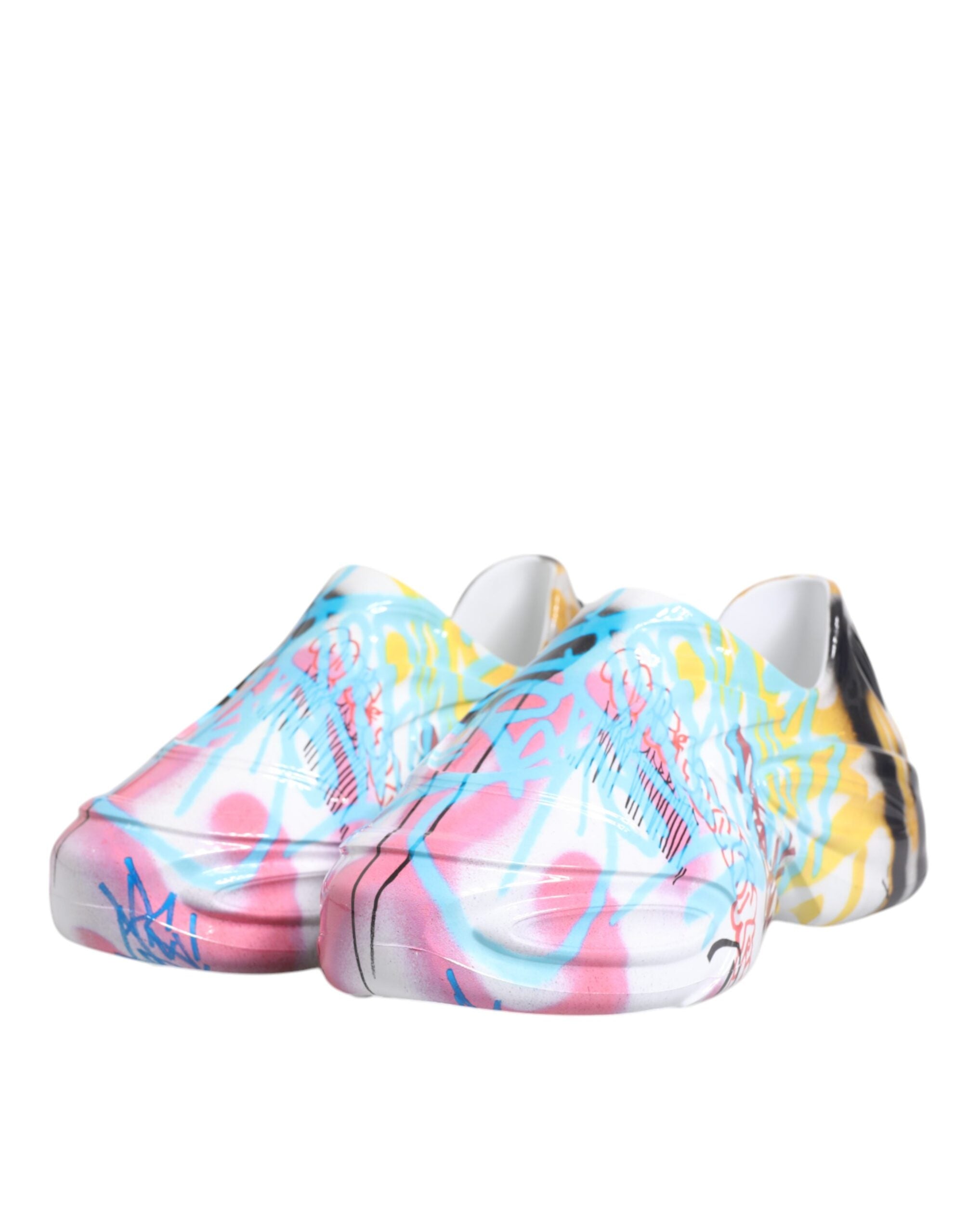 Dolce & Gabbana Multicolor Graffiti Daymaster Sneakers Shoes -   -  Dolce & Gabbana.