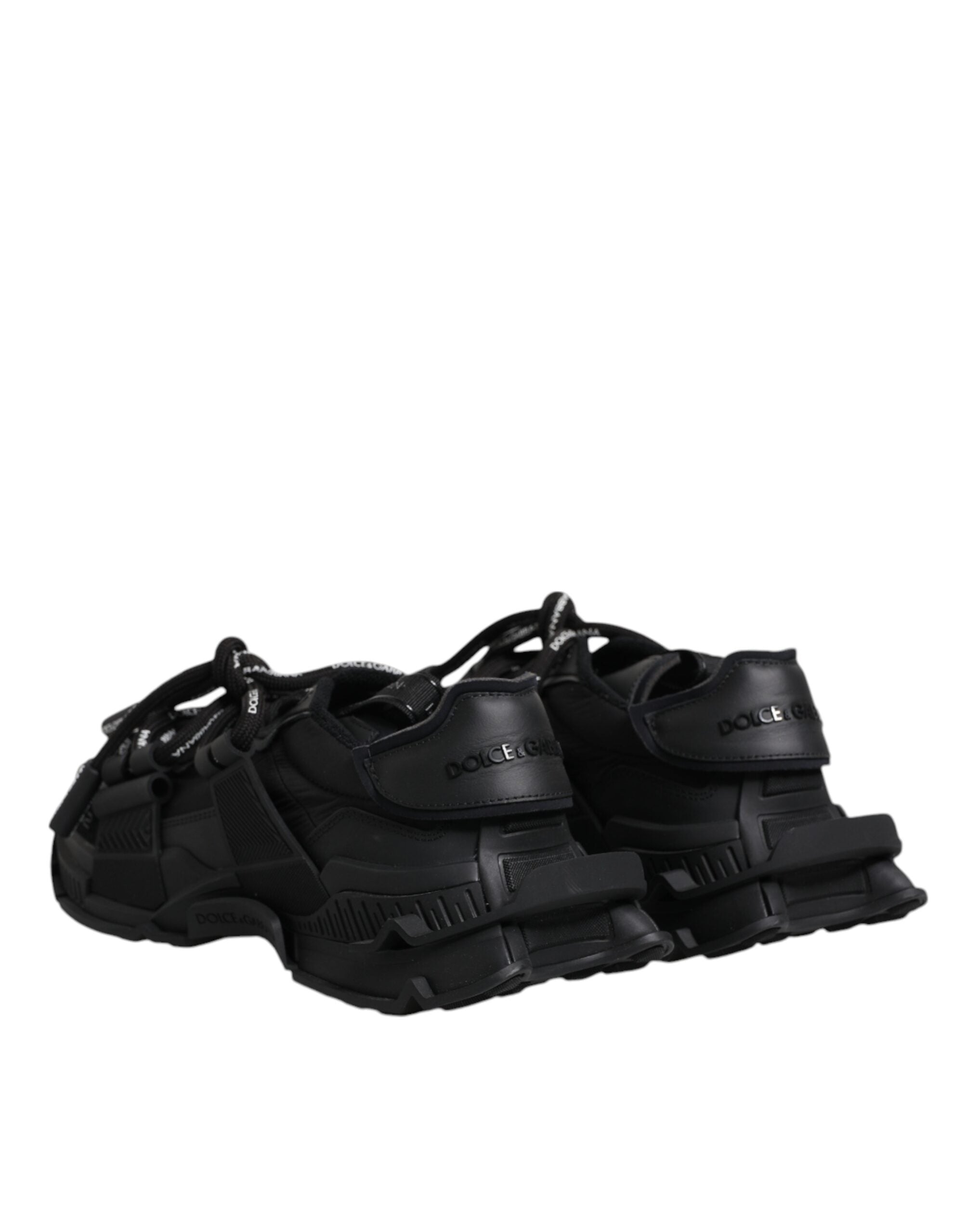 Dolce & Gabbana Black Low Top Space Lace Up Sneakers Shoes -   -  Dolce & Gabbana.