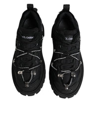 Dolce & Gabbana Black Low Top Lace Up Trekking Sneakers Shoes -   -  Dolce & Gabbana.