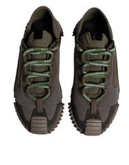 Dolce & Gabbana Army Green Low Top NS1 Men Sneakers Shoes -   -  Dolce & Gabbana.