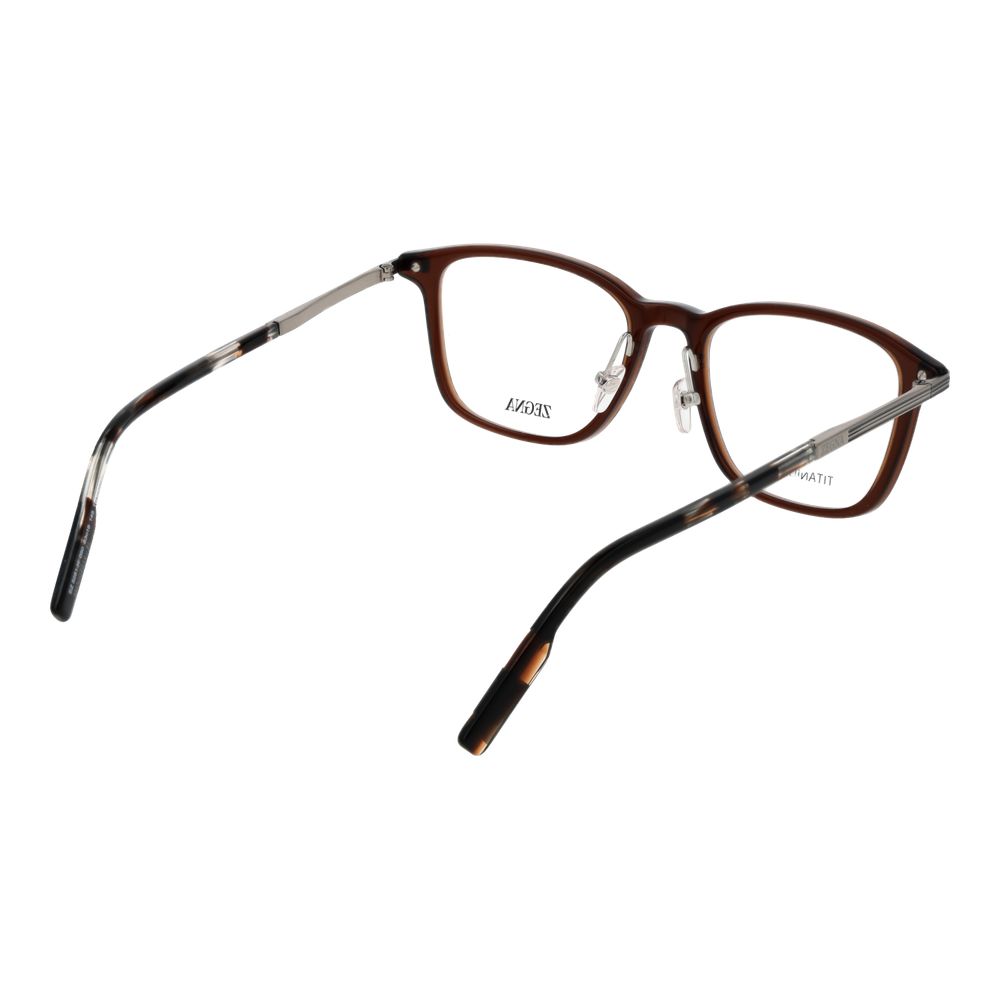 Ermenegildo Zegna Brown Men Glasses Frame -   -  Ermenegildo Zegna.