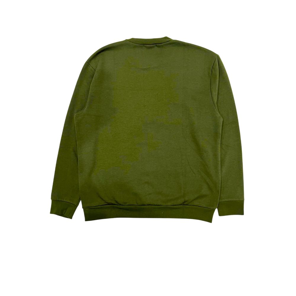 Cavalli Class Green Polyester Men's Hoodie -   -  Cavalli Class.