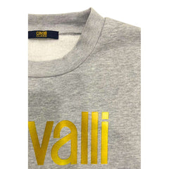 Cavalli Class Gray Polyester Men Sweater -   -  Cavalli Class.