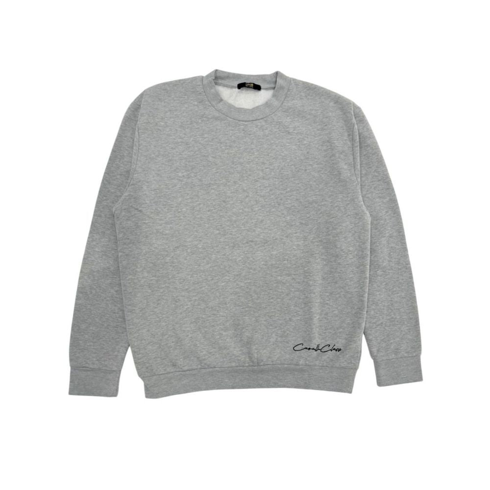 Cavalli Class Gray Polyester Women's Hoodie -   -  Cavalli Class.