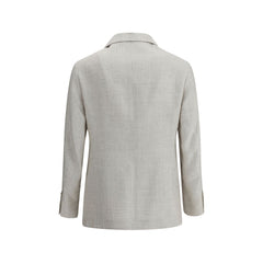 Brunello Cucinelli Single-breasted check Blazer -   -  Brunello Cucinelli.
