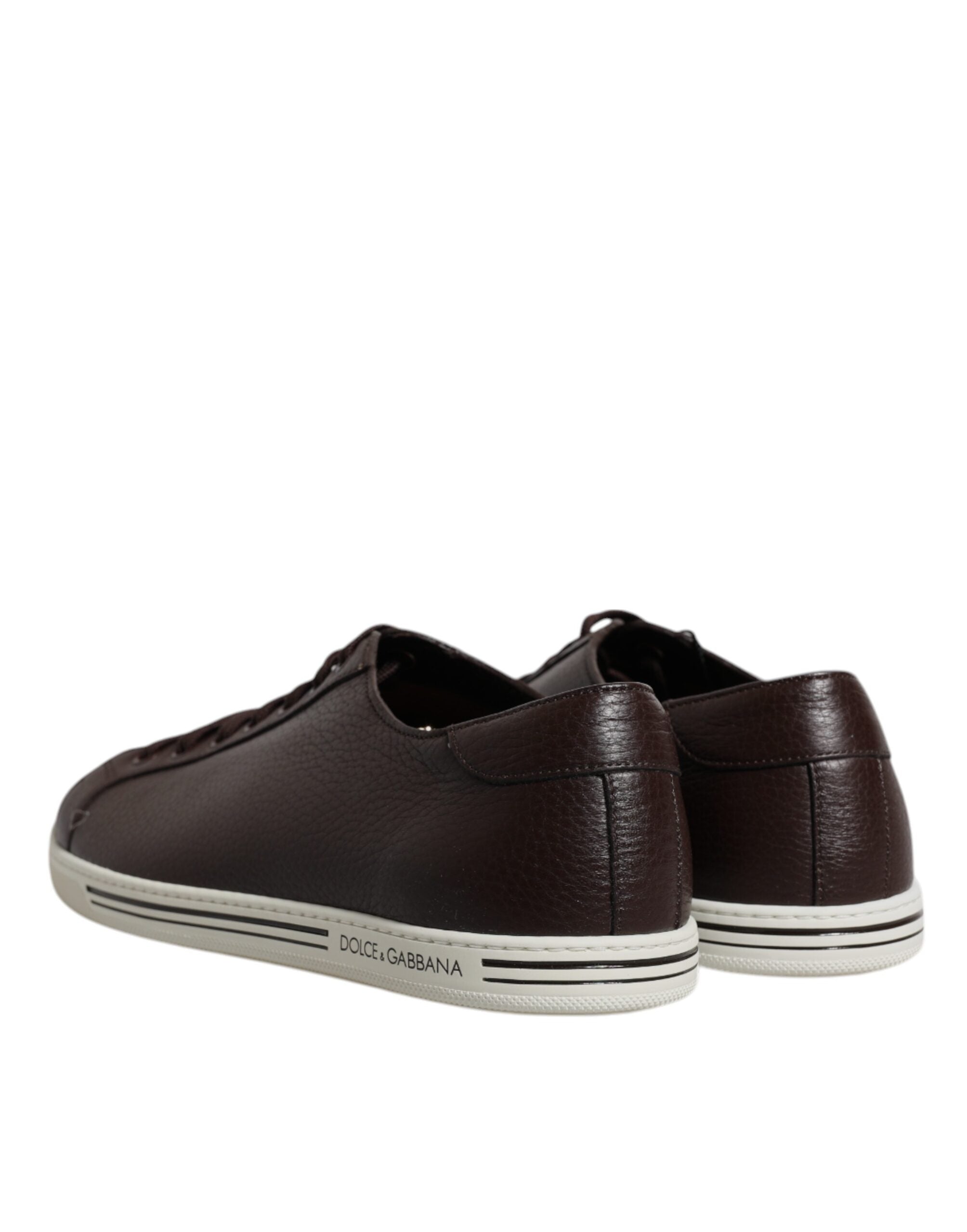 Dolce & Gabbana Brown Low Top Men Saint Tropez Sneakers Shoes -   -  Dolce & Gabbana.