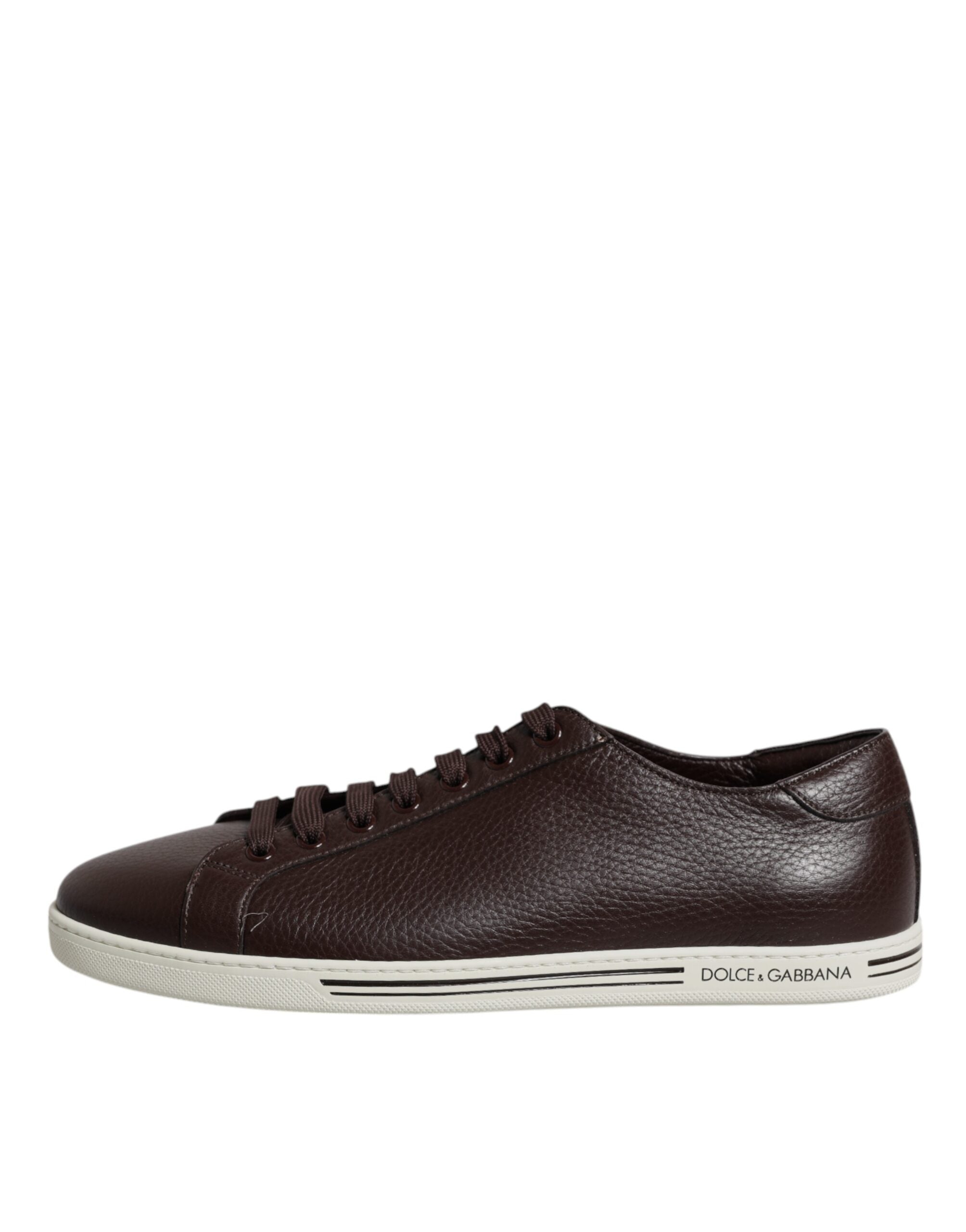 Dolce & Gabbana Brown Low Top Men Saint Tropez Sneakers Shoes -   -  Dolce & Gabbana.
