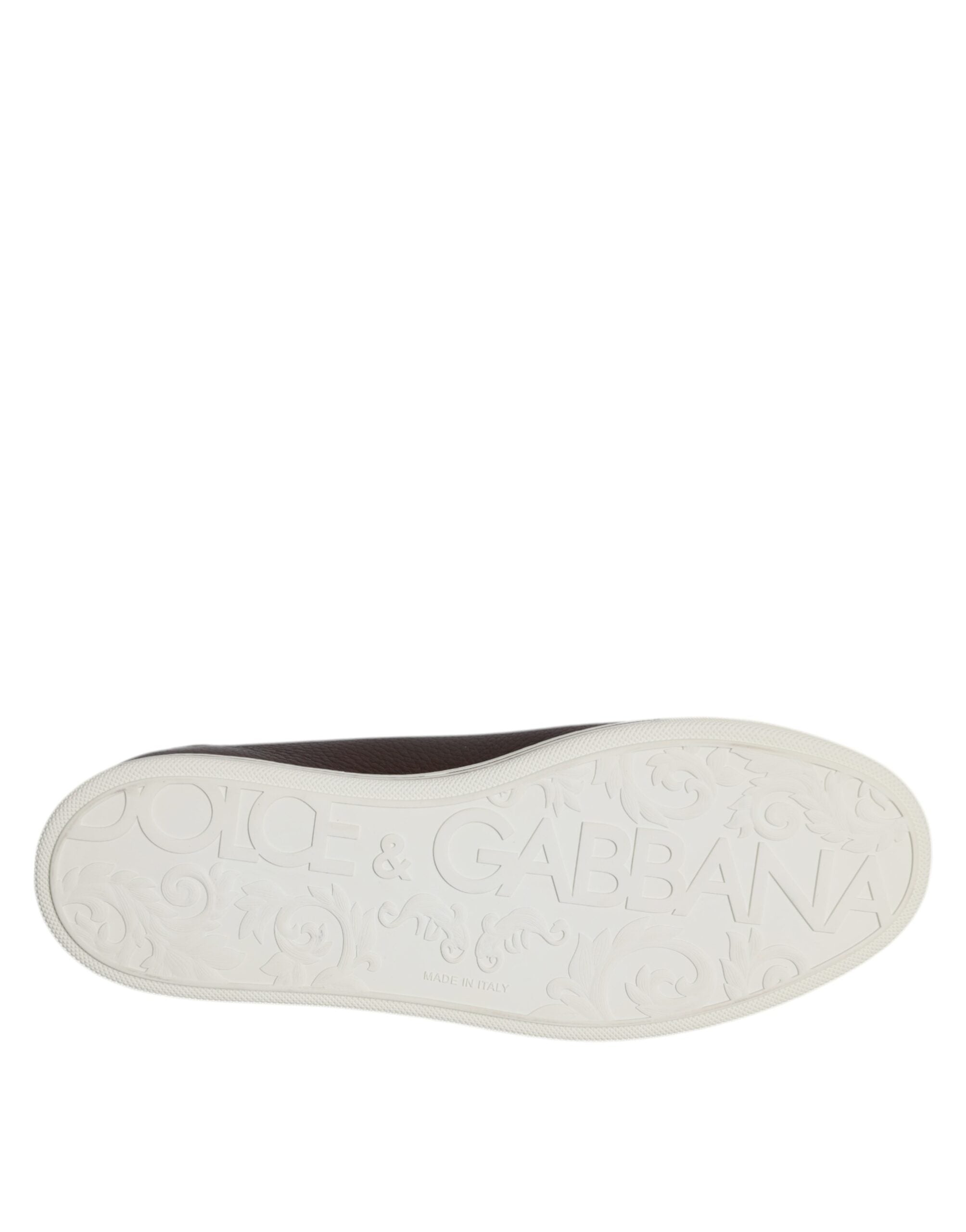 Dolce & Gabbana Brown Low Top Men Saint Tropez Sneakers Shoes -   -  Dolce & Gabbana.