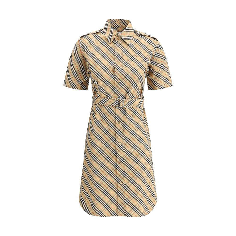 Burberry Archivio Check shirt Dress -   -  Burberry.