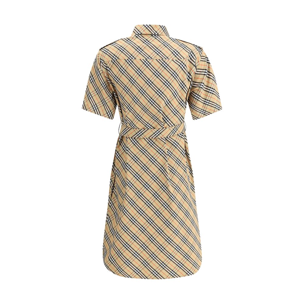Burberry Archivio Check shirt Dress -   -  Burberry.