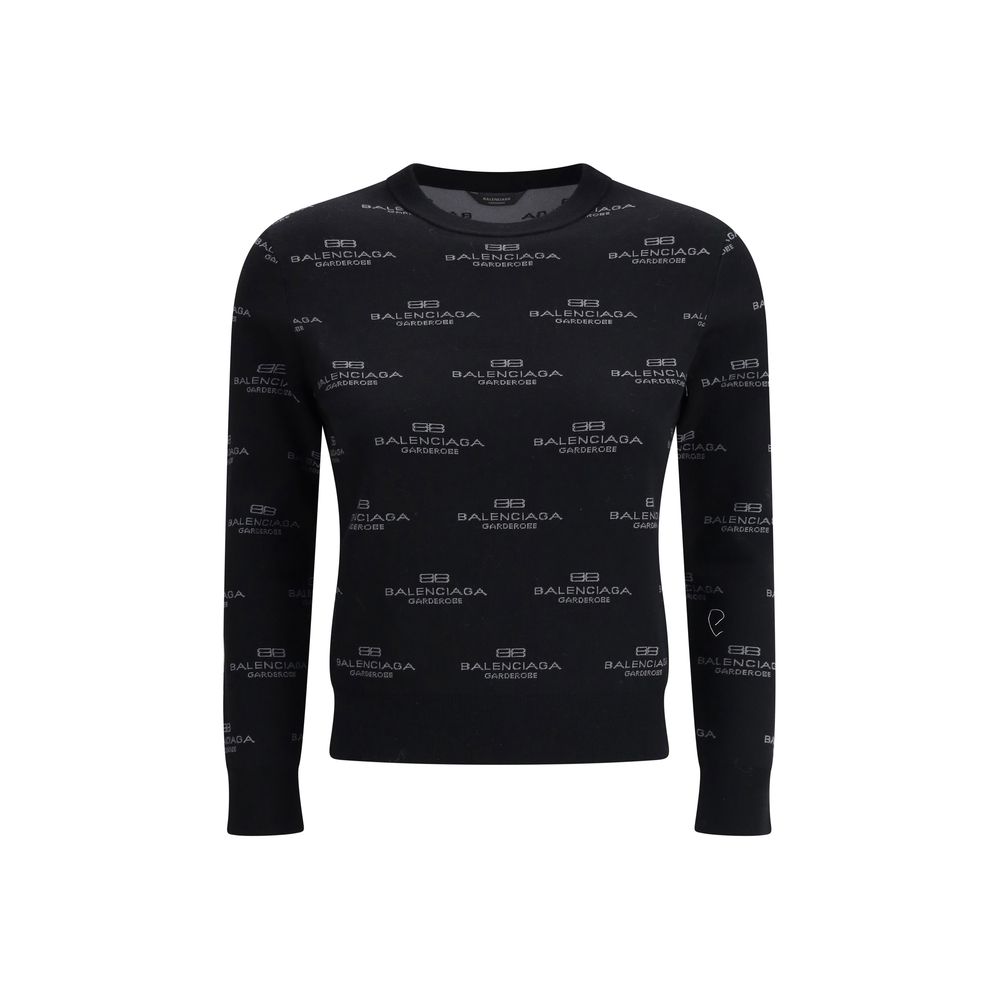Balenciaga All-over logo Sweater -   -  Balenciaga.
