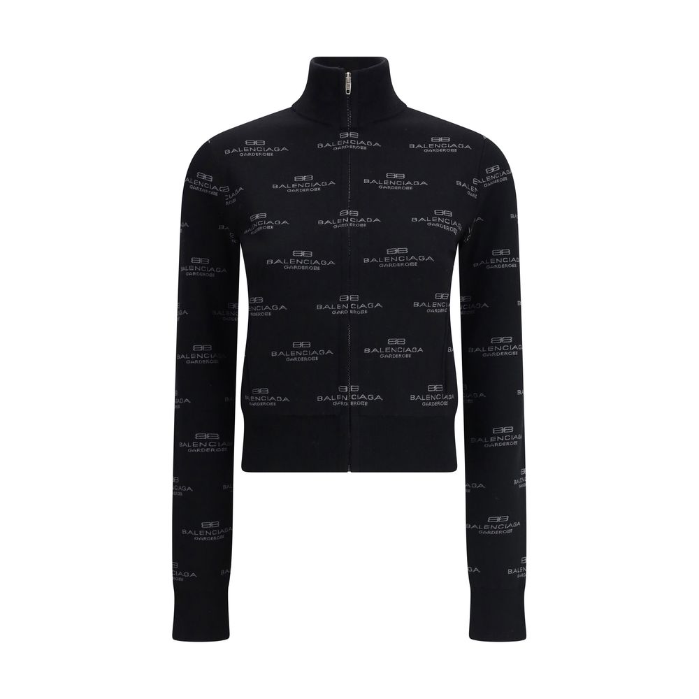 Balenciaga All-over logo Cardigan -   -  Balenciaga.