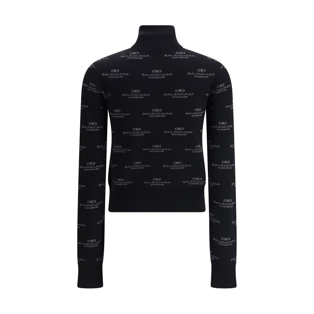 Balenciaga All-over logo Cardigan -   -  Balenciaga.