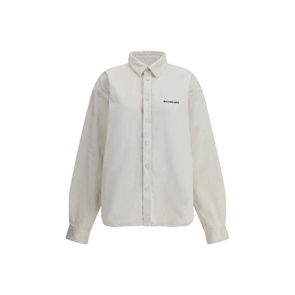 Balenciaga Denim Shirt Jacket -   -  Balenciaga.