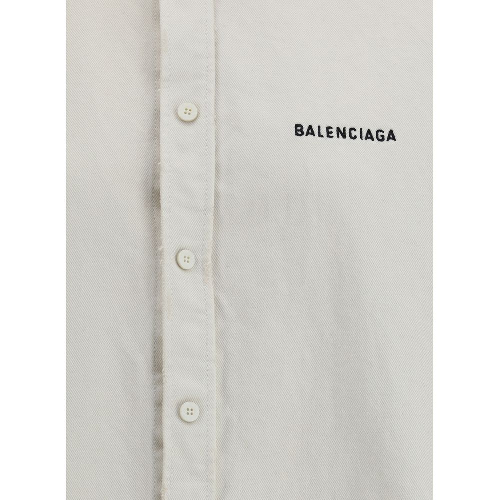 Balenciaga Denim Shirt Jacket -   -  Balenciaga.