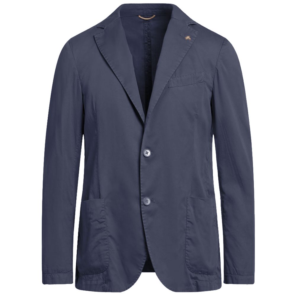AT.P.CO Blue Cotton Blazer -   -  AT.P.CO.