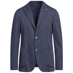 AT.P.CO Blue Cotton Blazer -   -  AT.P.CO.