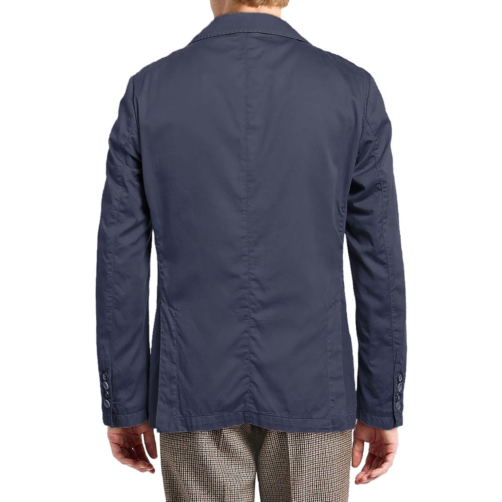 AT.P.CO Blue Cotton Blazer -   -  AT.P.CO.