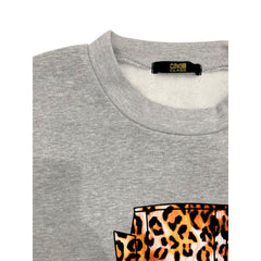 Cavalli Class Gray Polyester Women Hoodie -   -  Cavalli Class.