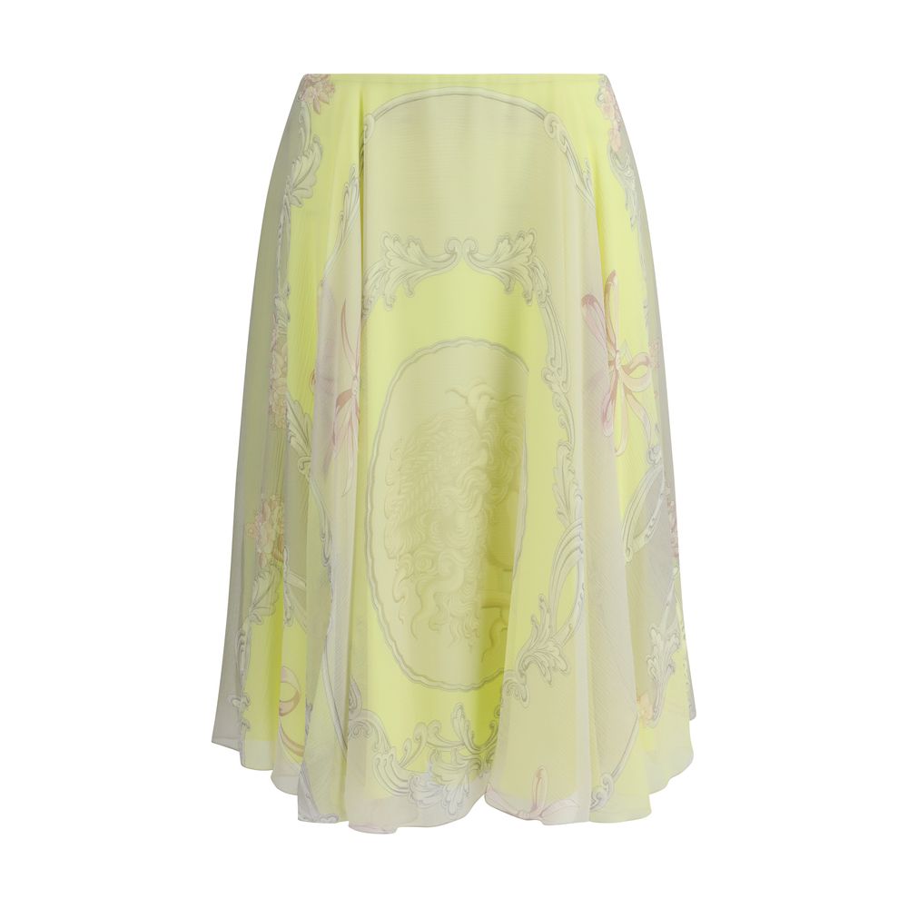Versace Medusa Midi Skirt -   -  Versace.