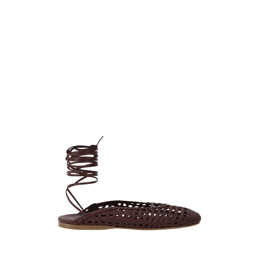 Forte_Forte Leather net-effect Mules -   -  Forte_Forte.
