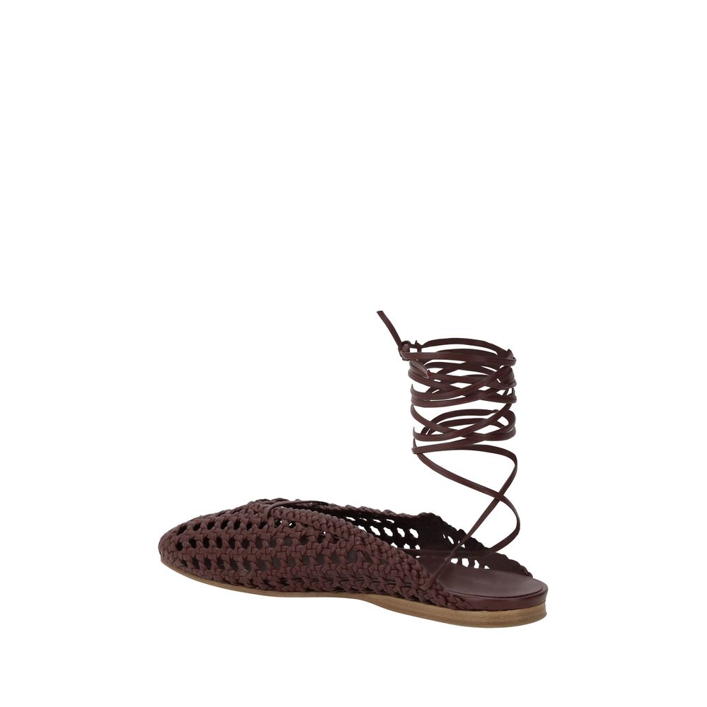 Forte_Forte Leather net-effect Mules -   -  Forte_Forte.