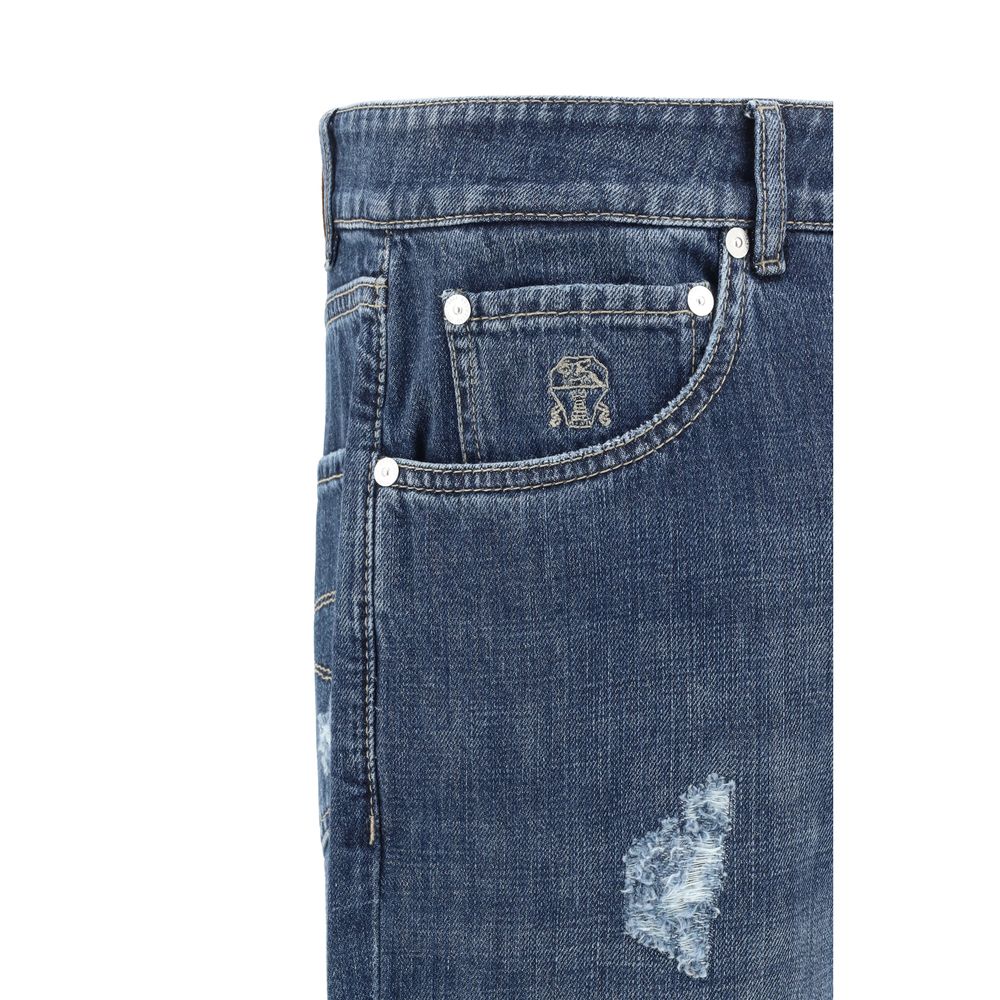 Brunello Cucinelli Worn-out Jeans -   -  Brunello Cucinelli.