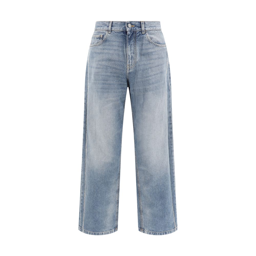 Palm Angels Loose fit Jeans -   -  Palm Angels.