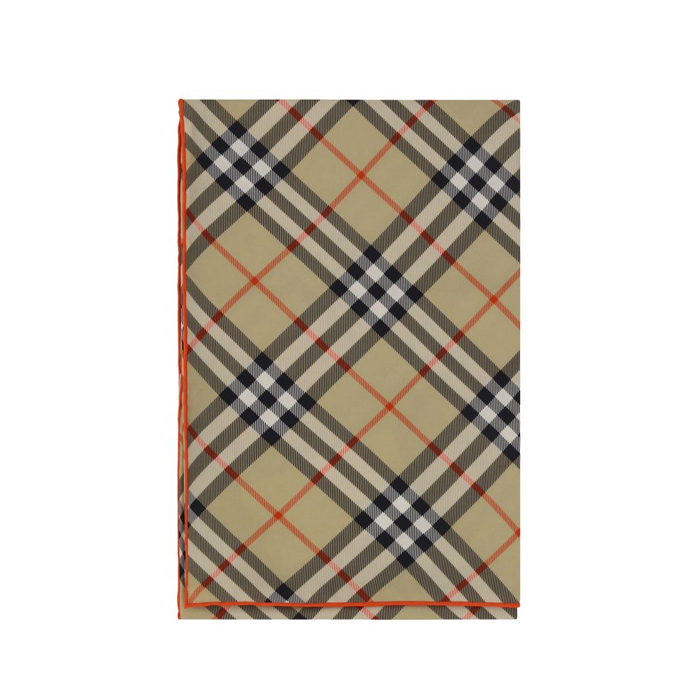 Burberry Check Archive silk Scarf -   -  Burberry.