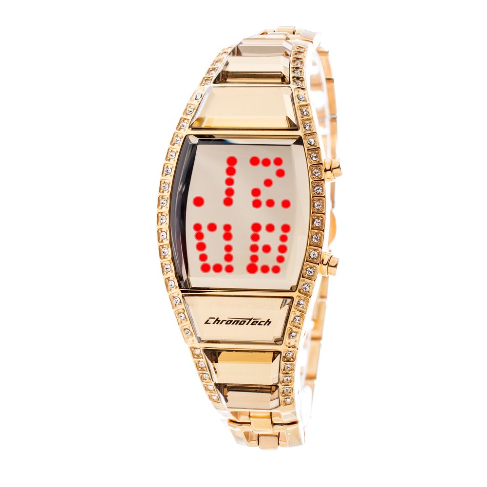 Chronotech Gold Stainless Steel Watch -   -  Chronotech.