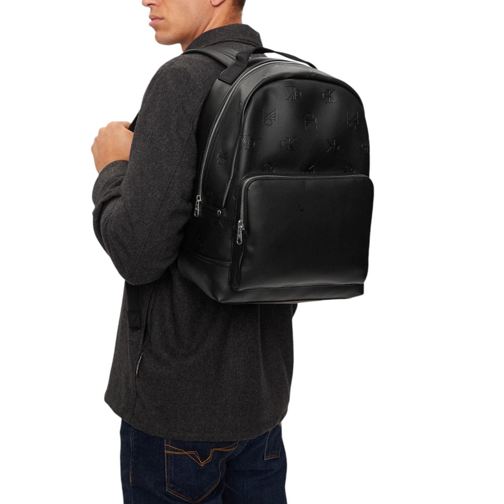 Calvin Klein Jeans Black Polyethylene Backpack -   -  Calvin Klein Jeans.