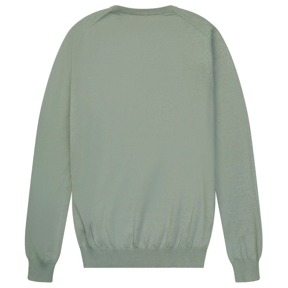 AT.P.CO Green Cotton Sweater -   -  AT.P.CO.