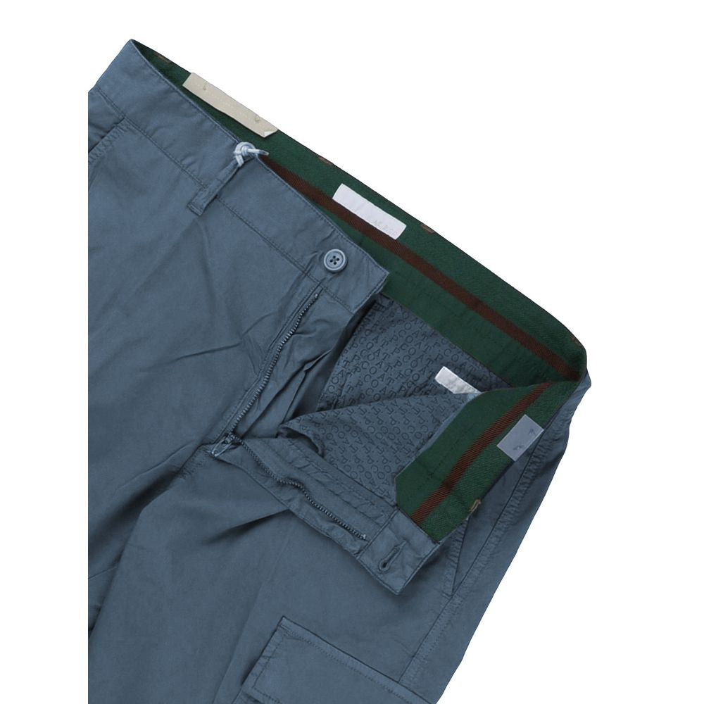 AT.P.CO Light Blue Cotton Men Trouser -   -  AT.P.CO.