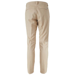 Yes Zee Beige Cotton Men Trousers -   -  Yes Zee.