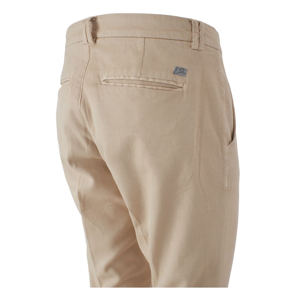Yes Zee Beige Cotton Men Trousers -   -  Yes Zee.