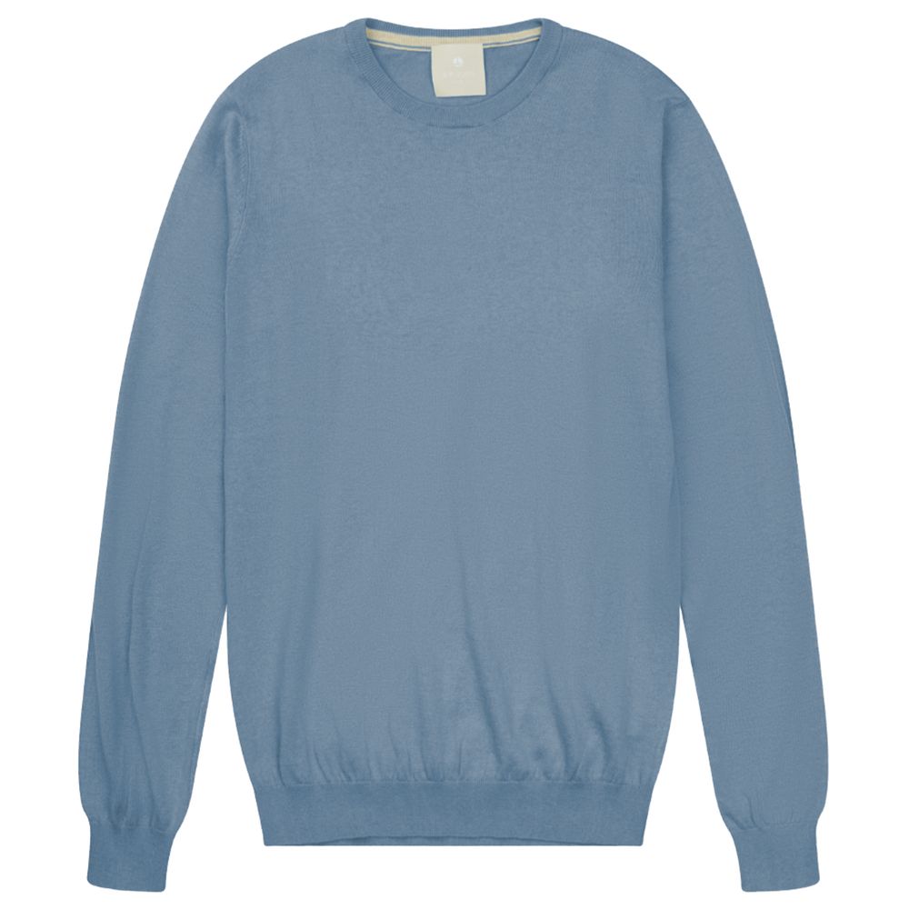 AT.P.CO Light Blue Cotton Men Sweater -   -  AT.P.CO.
