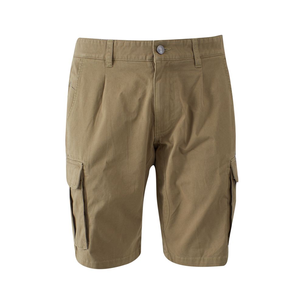Yes Zee Beige Cotton Men's Bermuda Short -   -  Yes Zee.