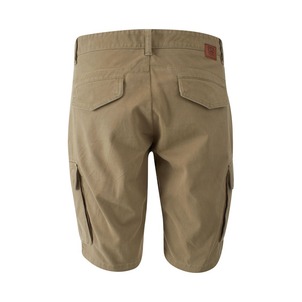 Yes Zee Beige Cotton Men's Bermuda Short -   -  Yes Zee.