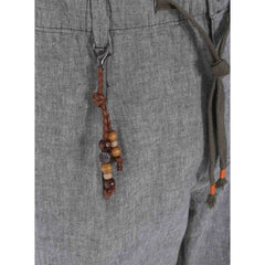 Yes Zee Gray Linen Men Trouser -   -  Yes Zee.