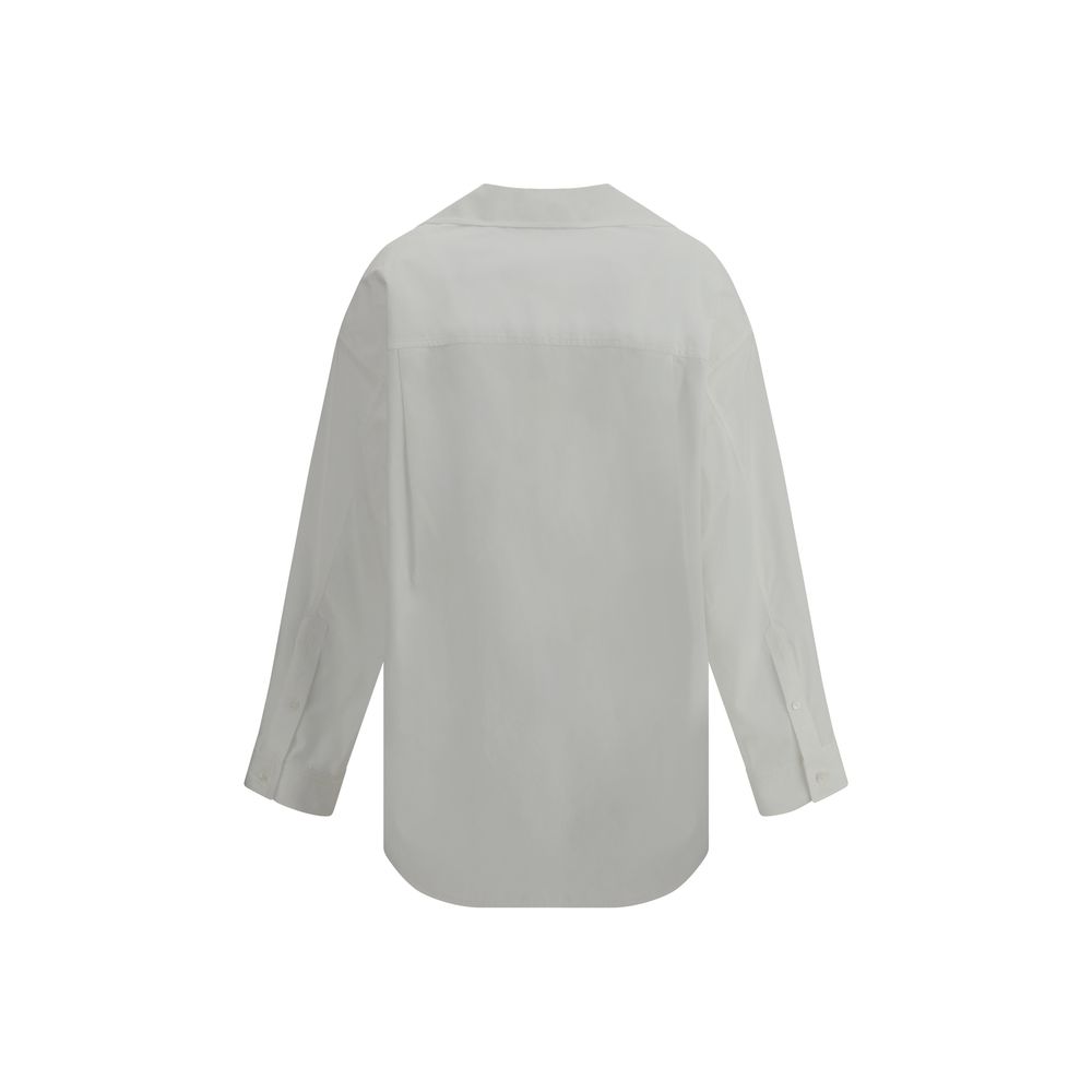 Blumarine Shirt with strassed logo -   -  Blumarine.