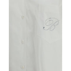 Blumarine Shirt with strassed logo -   -  Blumarine.