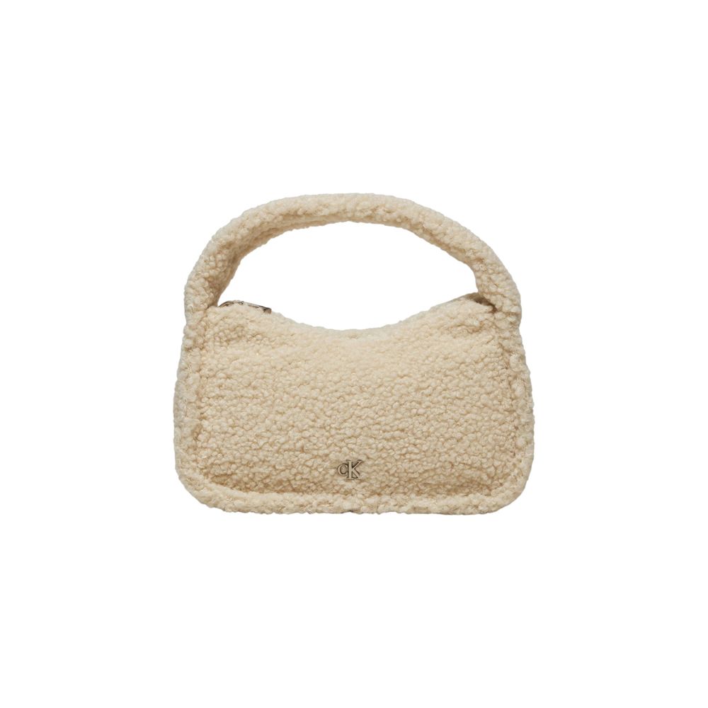 Calvin Klein Jeans Cream Recycled Polyester Handbag -   -  Calvin Klein Jeans.