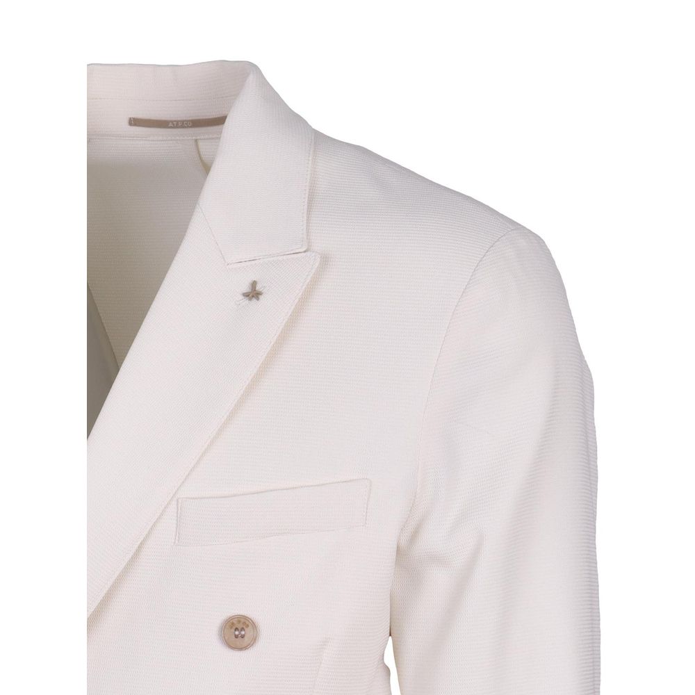 AT.P.CO White Polyester Blazer -   -  AT.P.CO.