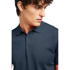 AT.P.CO Blue Cotton Polo Shirt -   -  AT.P.CO.