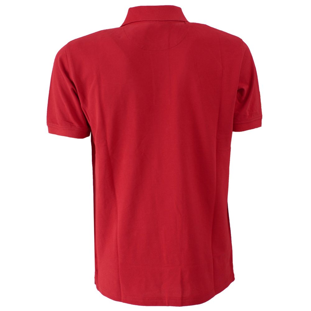 Yes Zee Red Cotton Men Polo Shirt -   -  Yes Zee.