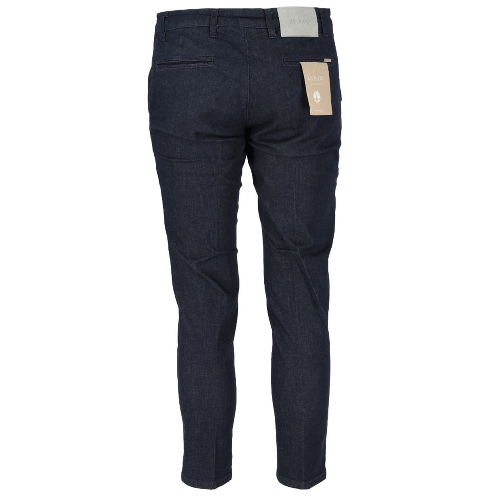 AT.P.CO Blue Cotton Jeans & Pant -   -  AT.P.CO.